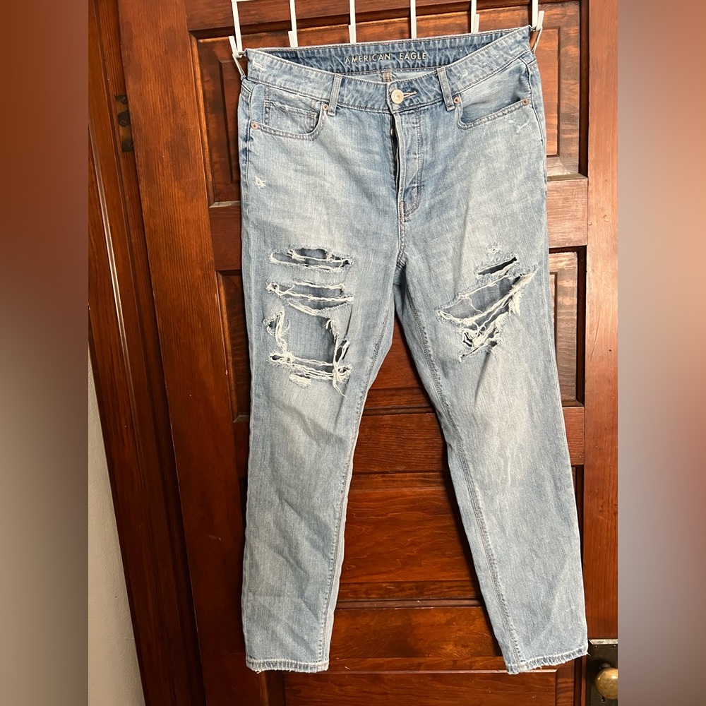 American Eagle Outfitters NEW Tomgirl boyfriend jeans size 8 long length